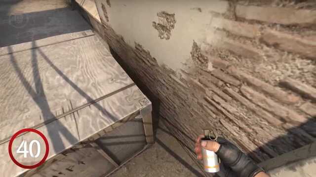 csgo教学:dust2必会T进攻A小道具集锦.