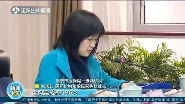 继续降价!南京带量采购延续签约 一年节省医疗费8105万元