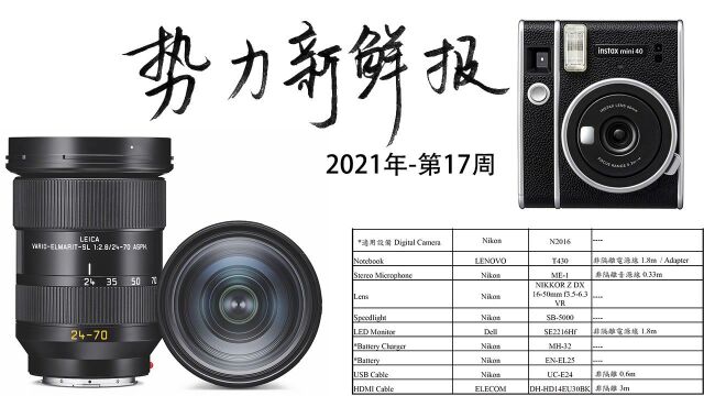 尼康新机身将至,富士instax mini40上市 |势力新鲜报