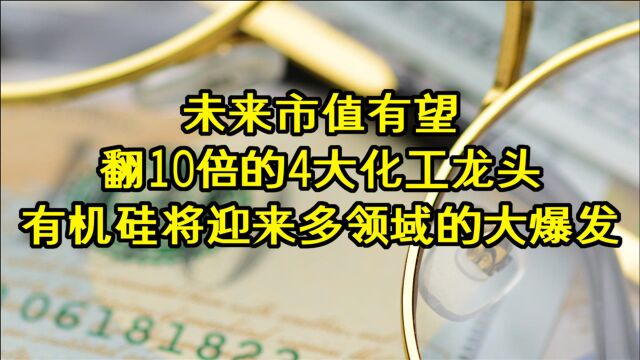 未来市值有望翻10倍的5大化工龙头,有机硅将迎来多领域的大爆发