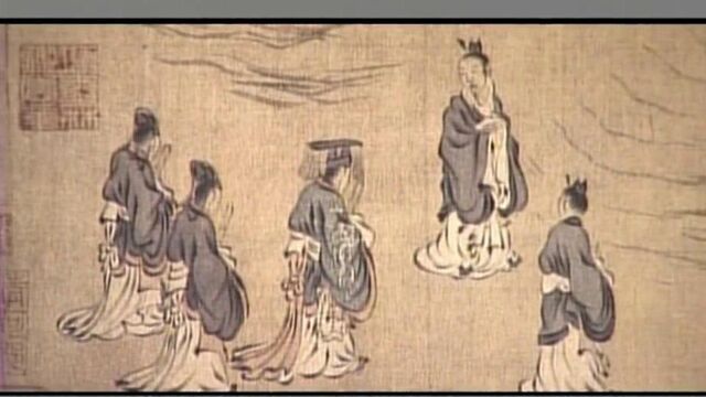 中国传世名画:《唐风图》也是描绘《诗经》意境之作!