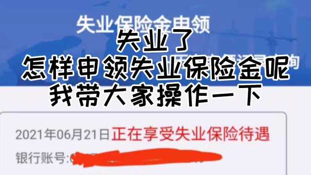 失业了怎样申领失业保险金呢,这项福利大家千万别错过