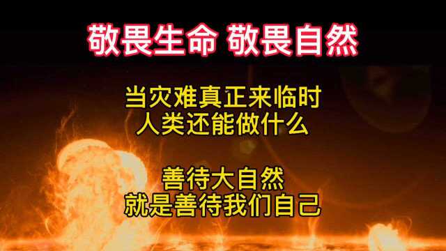 当人类面对不可抗拒的威胁时该如何应对?