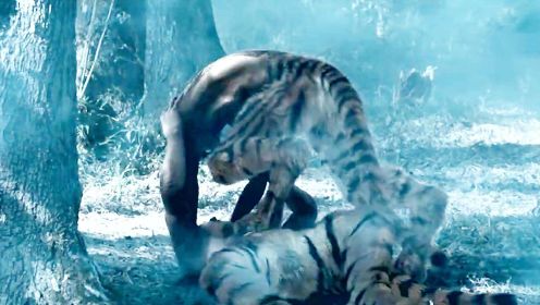 影视：老虎成了精，一旦身体发生变异，就会成为半人半虎！