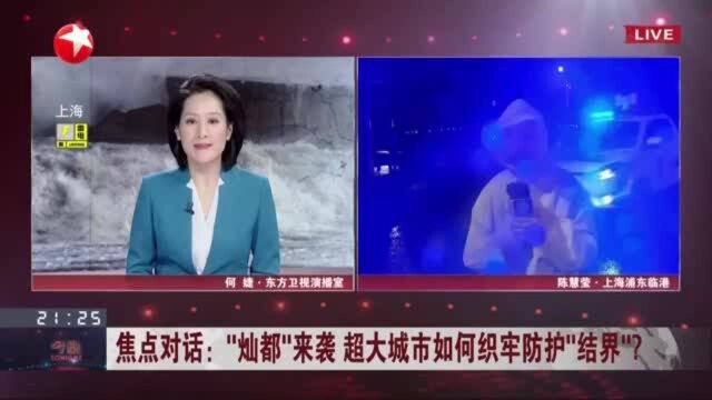 焦点对话:“灿都”来袭 超大城市如何织牢防护“结界”? 临港风雨天气仍在持续