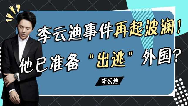 李云迪事件再起波澜!知名导演为其“洗白”他将要“出逃”外国?