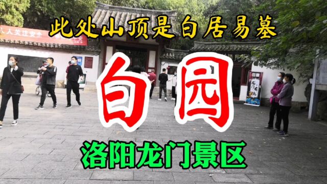 唐代大诗人白居易,一生清贫,喜酒善诗,死后葬于龙门东山琵琶峰