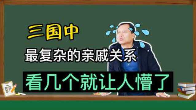 幽默搞笑:三国最复杂的亲戚关系,看几个就让人蒙了,笑出鹅叫声