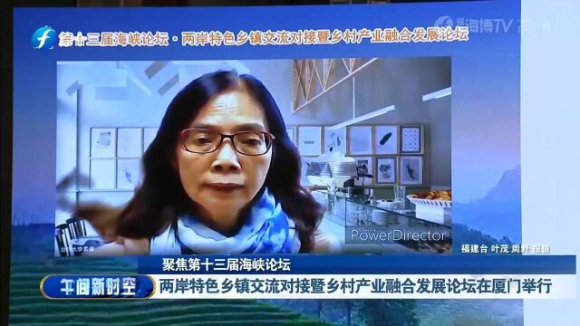 第十三届海峡论坛 两岸特色乡镇交流对接暨乡村产业融合发展论坛在厦门举行!