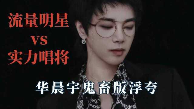 流量明星vs实力唱将,华晨宇鬼畜浮夸,魔改《中国功夫》啾咪版