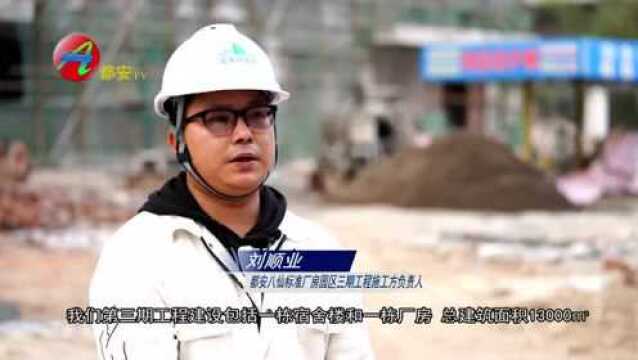 都安八仙标准厂房园区三期工程建设稳步推进