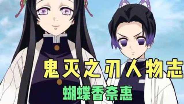 【鬼灭之刃人物志】蝴蝶香奈惠 和炭治郎一样温柔的女人.