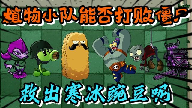 PVZ故事;植物小队能否打败僵尸救出寒冰豌豆