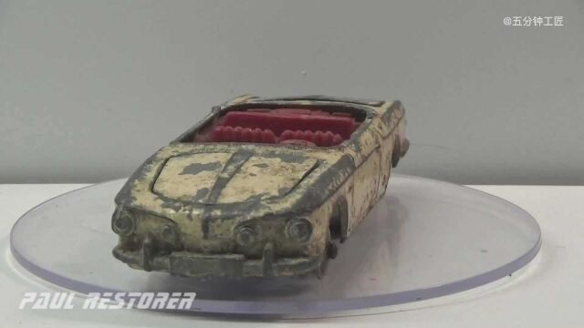 Corgi Volkswagen 1500 Karmann Ghia,压铸模型玩具修复