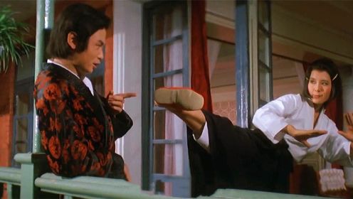 日本老婆小看中国武术，丈夫用真功夫直接打服她，经典动作片！