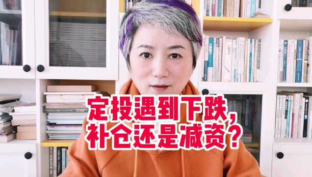 股市大跌,基金定投补仓还是减少投入?你需要掌握这些知识