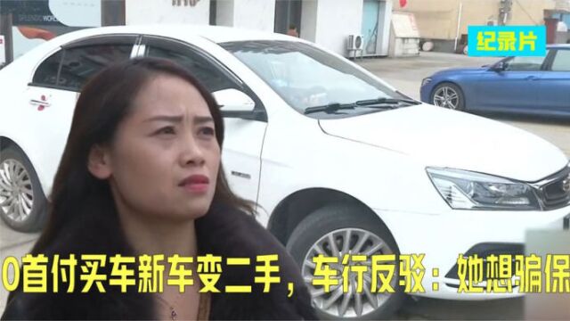 女子0首付买新能源车,半年后发现是二手车,车行反驳:她想骗保