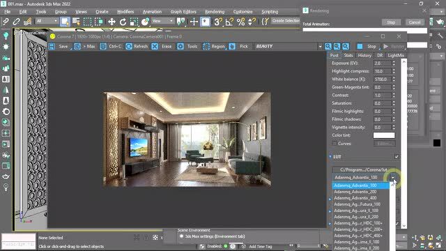 【免费分享】3ds Max 2022 Corona Renderer 7 室内可视化渲染技术教程