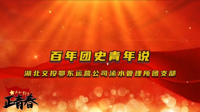 百年团史青年说湖北交投鄂东运营公司浠水管理所团支部