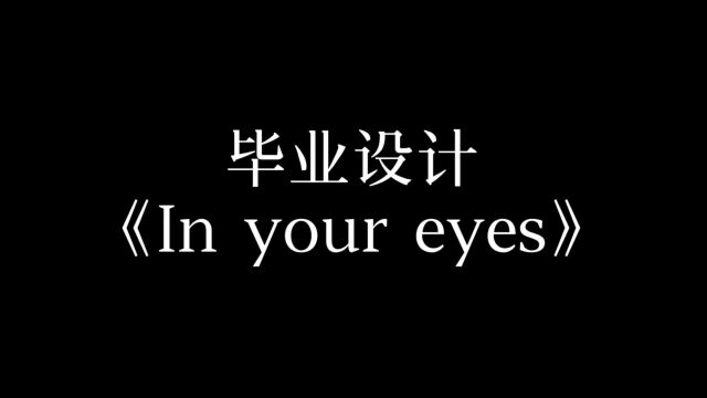 毕业设计<In your eyes>