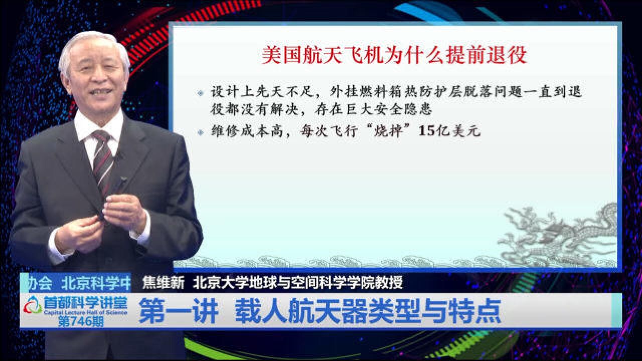 首都科学讲堂 | 我们为什么要建造空间站 第一讲:载人航天器类型与特点