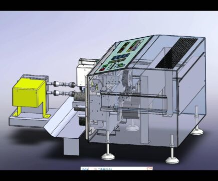 环抛机工件环上下料系统的设计 SolidWorks画sw机械设计 出图cad制图纸 proe/creo做ug三维建模