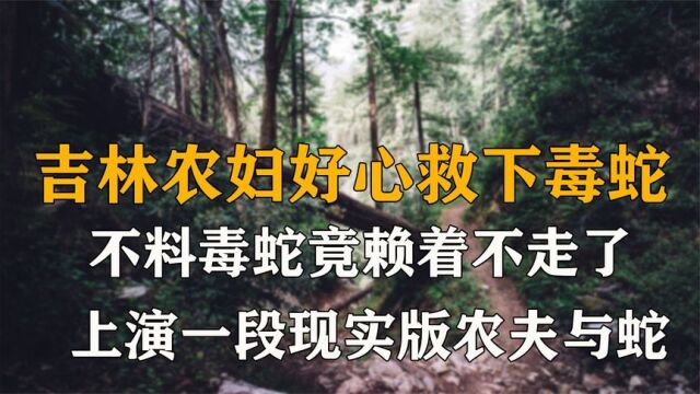 吉林农妇好心救下毒蛇,不料毒蛇赖着不走,上演现实版的农夫与蛇