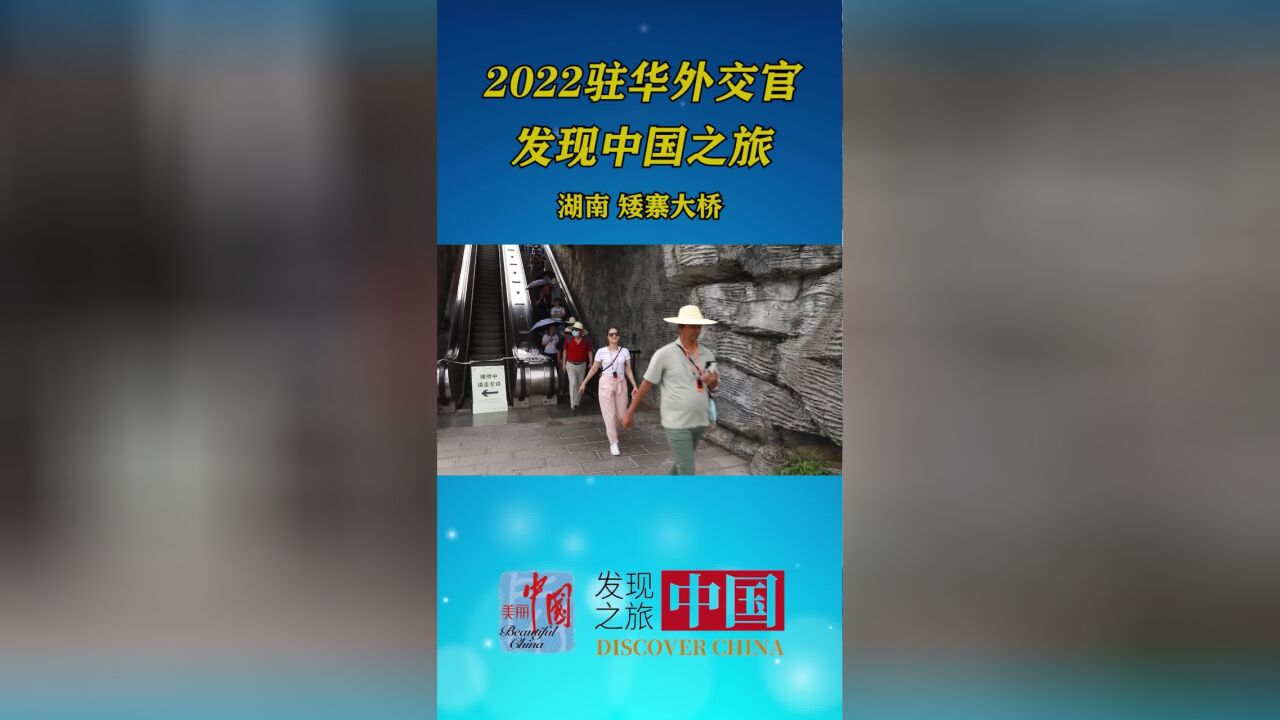 发现中国之旅 | 驻华外交官来到湘西矮寨大桥 感受天堑变通途