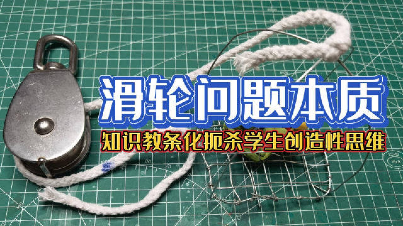 滑轮九漏鱼请进:执拗于中学书本的教条,是学生的悲哀,更是教育的悲哀