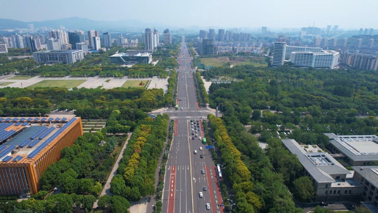 平顶山市长安大道(清风路段)精品绿色美丽街景