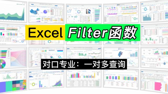 Excel新版本新函数Filter,一对多查询的行家里手