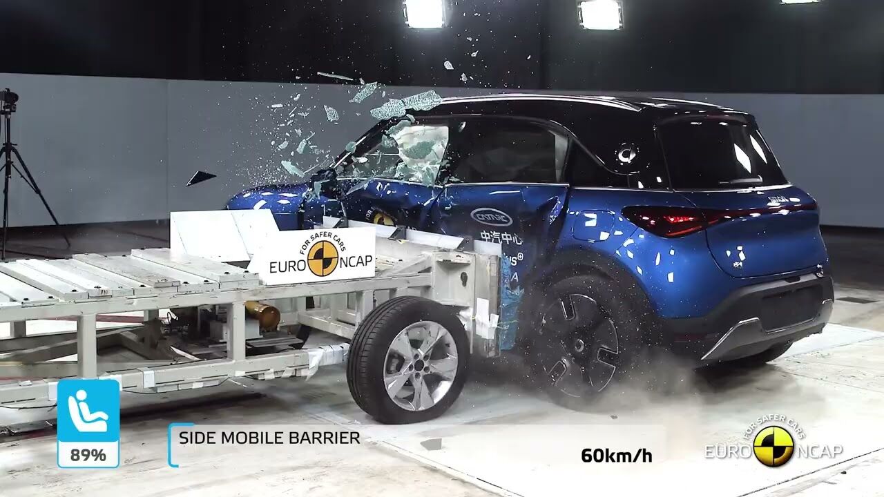 精灵1号Euro NCAP安全测试摘五星