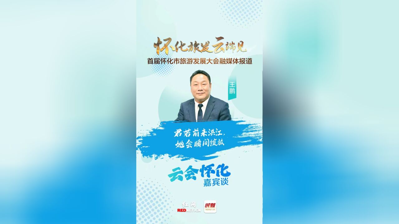 王鹏:以洪江古商城为核心,辐射区域文旅发展丨云会怀化ⷥ䧥𐈢‘　