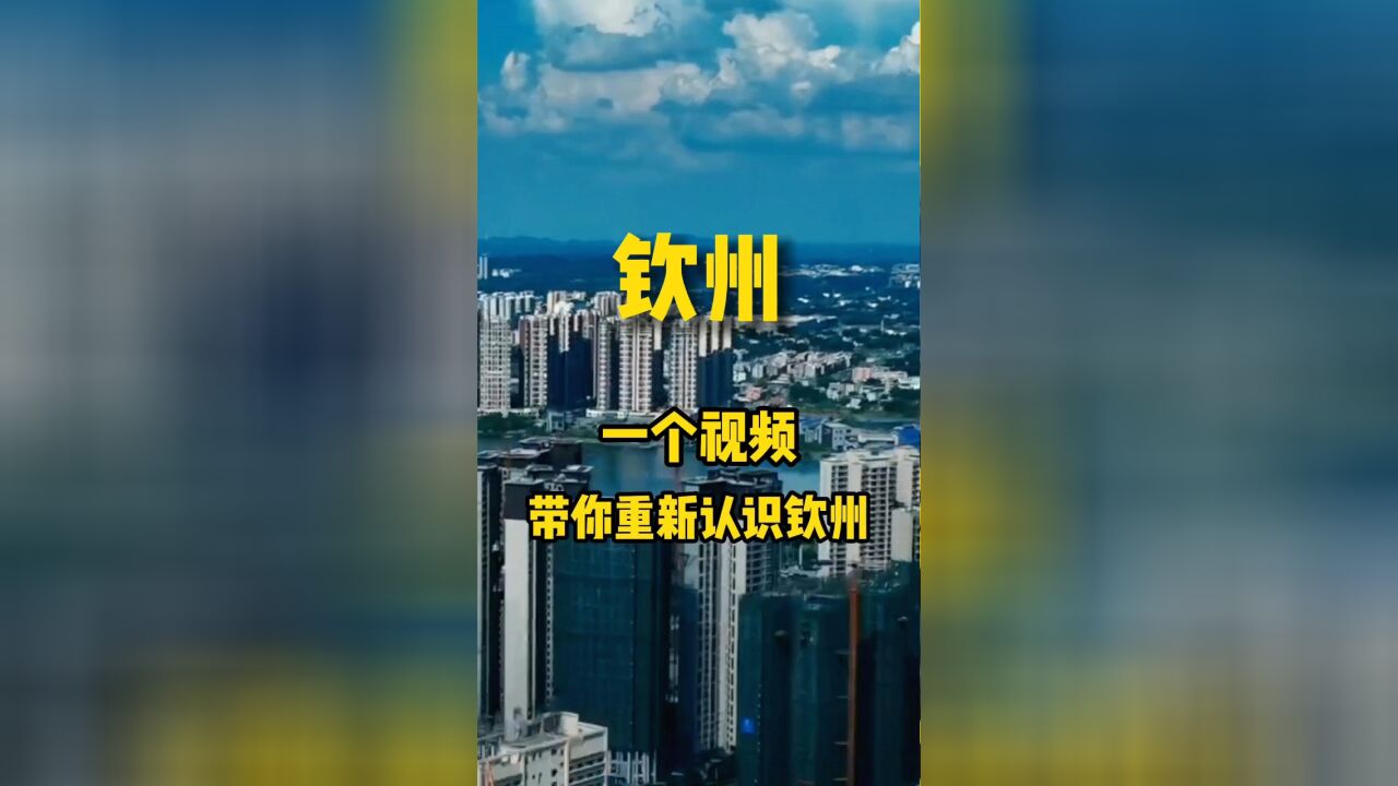 一条视频,带你重新认识钦州