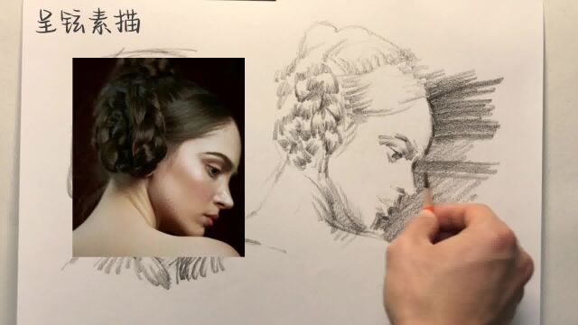 人物素描:我心中的素描是这样的,简单又粗暴