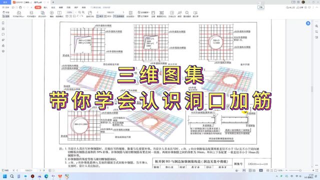 用三维图集教你学会洞口加筋,必须认真学习哦