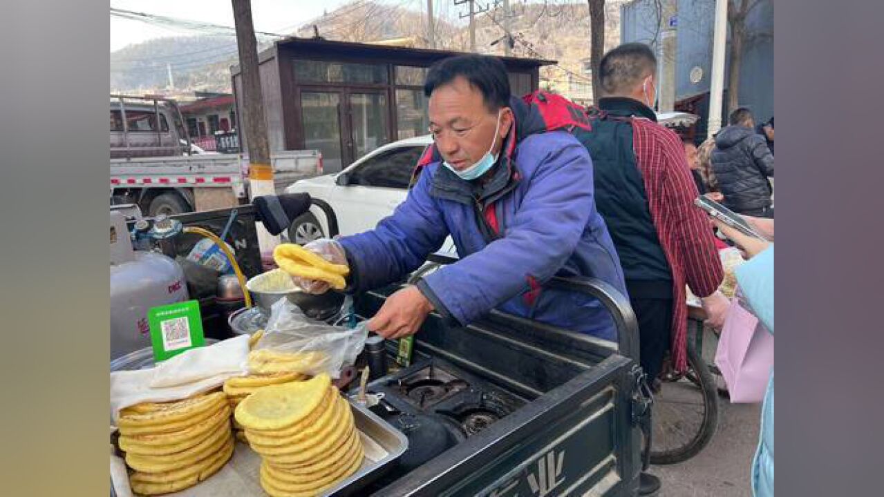 年味延安|软糯香甜!品陕北的家乡味小吃摊馍馍