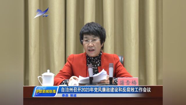 伊犁州召开2023年党风廉政建设和反腐败工作会议