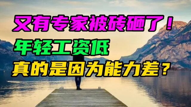 专家说年轻人工资低,是因为不努力、能力差,事实真的如此吗?