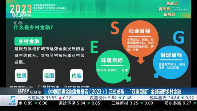 2023 IFCFI | 第一财经报道《乡村金融——中国普惠金融发展报告(2023)》