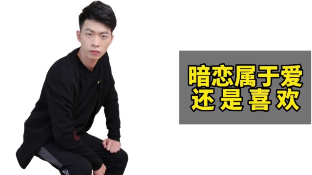 暗恋属于爱还是喜欢?