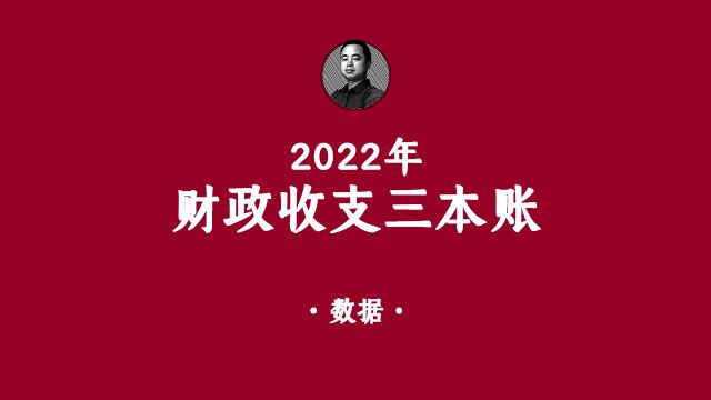 2022年财政收支三本账!#财税