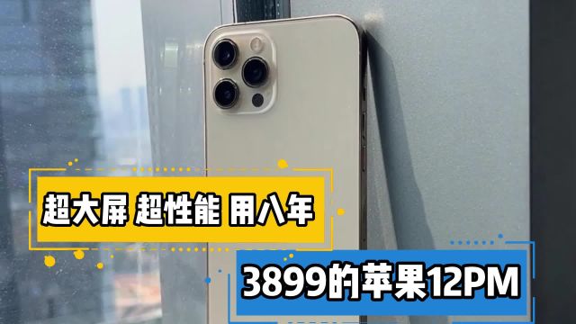 超大屏超性能还能用八年?3899的苹果iPhone 12PM体验