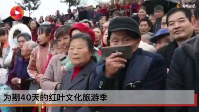 看红叶尝土特产 四川自贡西城首届红叶文化旅游季启动