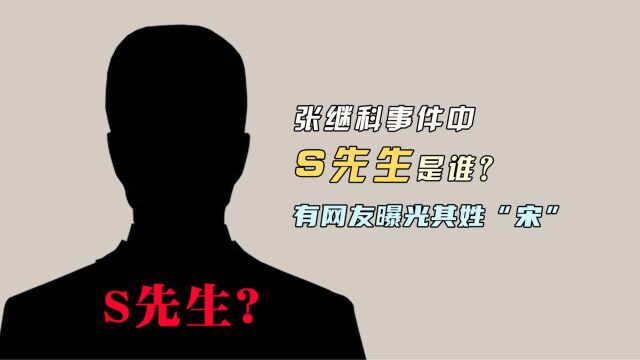 张继科事件中“S先生”是谁?有网友爆料其姓“宋”!