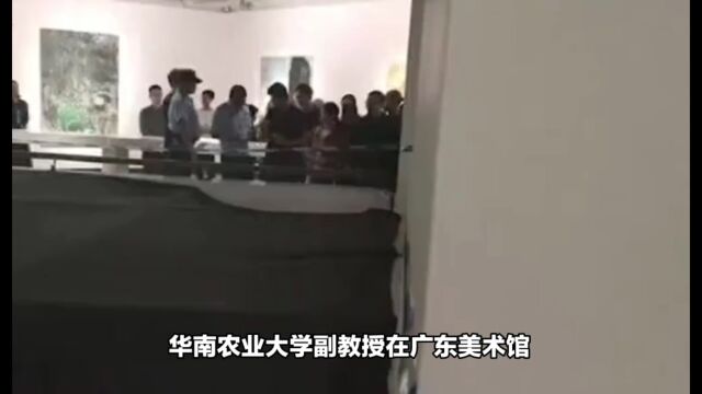 华南农业大学副教授广东美术馆坠亡,安全问题引关注