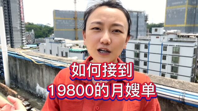 如何接到19800的月嫂单?#家政原创文案