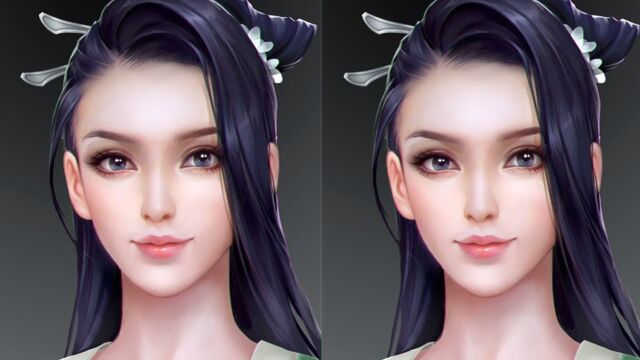 【3dmax角色建模】从box开始制作古风女角色模型.3dmax建模基础教程