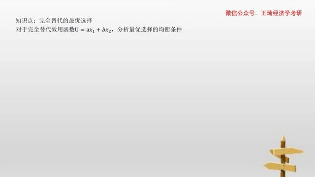 范里安微观经济学系列知识点11:完全替代的最优选择