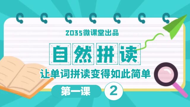 自然拼读第一课 | 02 英语自然拼读,从零开始学英语,每天更新